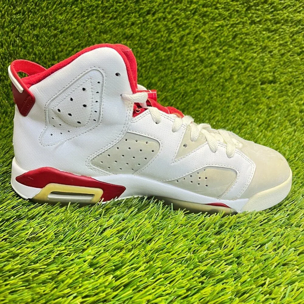 Nike Air Jordan 6 Retro‎ Alternate Hare Boys Size 6.5Y Basketball Shoes Sneakers